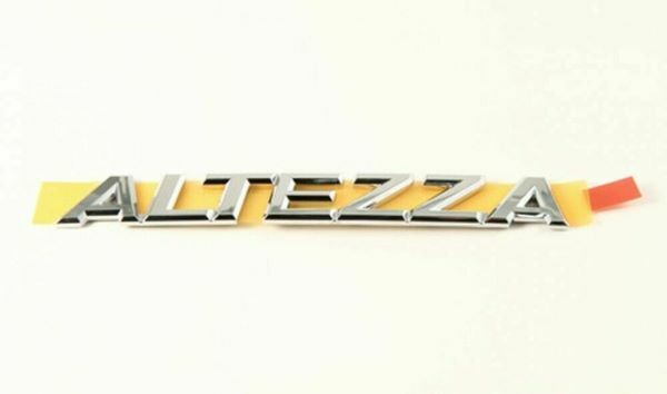 Genuine 00-05 Lexus IS300 Rear Chrome Altezza Emblem Badge 75441-53010 FS Toyota