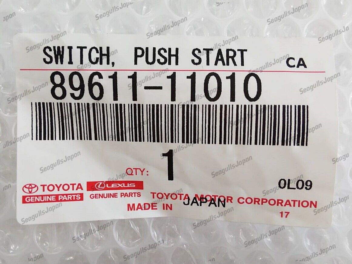 TOYOTA Lexus Genuine Push Button Ignition Switch Engine Start Stop 89611-11010