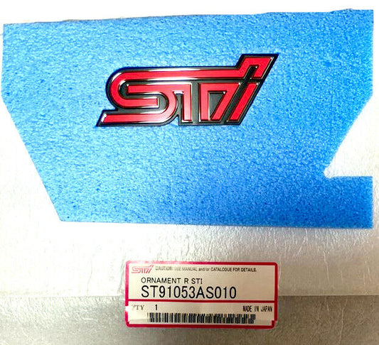 Subaru 13-19 BRZ ZC6 tS Edition Genuine Rear STi Emblem Badge ST91053AS010