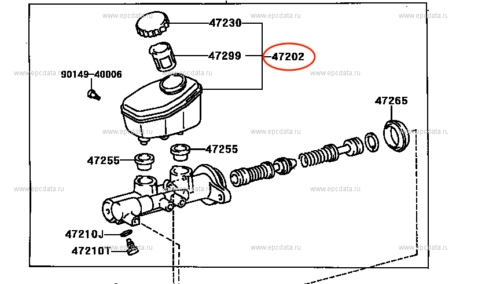 TOYOTA JZA80 SUPRA MK4 93-02 RHD GENUINE Brake Master Cylinder Tank OEM