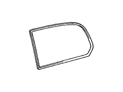 Toyota Weather Strip, Quarter Window, RH 62741-60091 OEM Genuine