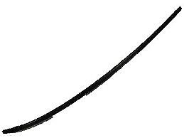 Honda CRX CR-X EF8 SiR Right Roof Side Molding Trim 74306-SH2-010 Genuine