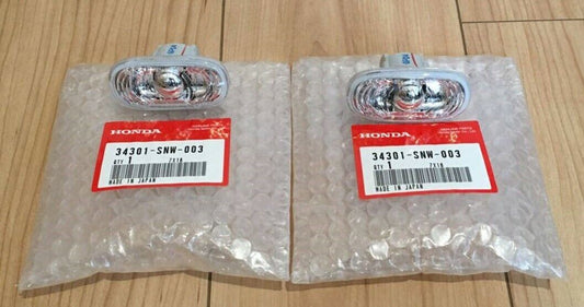 Honda FD2 06-11 CIVIC TYPE R CLEAR SIDE MARKER 34301-SNW-003 x2 F/S Genuine