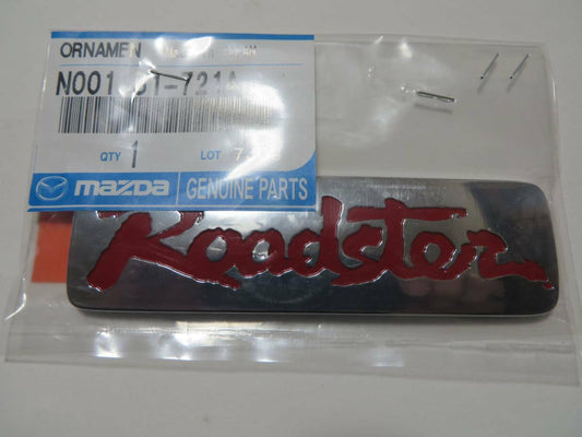 MAZDA Roadster MX-5 MIATA NA8C EMBLEM Budge Sticker REAR RED JDM OEM