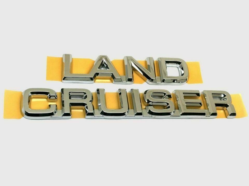 Toyota Prado 2002-2008 Genuine Back Door Emblem 75444-60030 F/S Land Cruiser