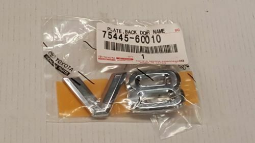 Toyota 97-16 LC100 LX470 GX470 Land Cruiser Rear Emblem 75445-60010 F/S Genuine