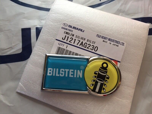 Genuine Bilstein Shock Dumper Trunk Badge Logo Sticker J1217-AG230 F/S Subaru