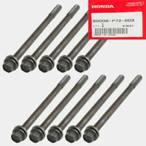 HONDA GENUINE INTEGRA TYPE-R DC2 B18C VTEC Cylinder Head Bolt 10 Qty Set OEM