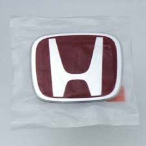 HONDA GENUINE CIVIC FD2 TYPE-R Front & REAR RED H EMBLEM SILVER TRIM JDM Japan