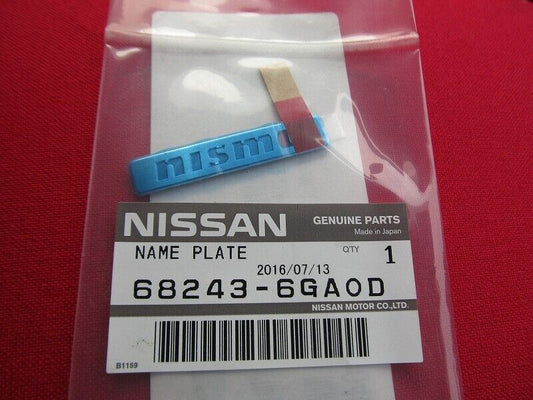 Nissan 2015-2020 370Z Genuine Name Plate NISMO OEM JDM 68243-6GA0D