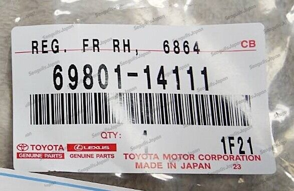 Toyota Supra JZA80 Driver & Passenger Door Window Regulator 93-98 New