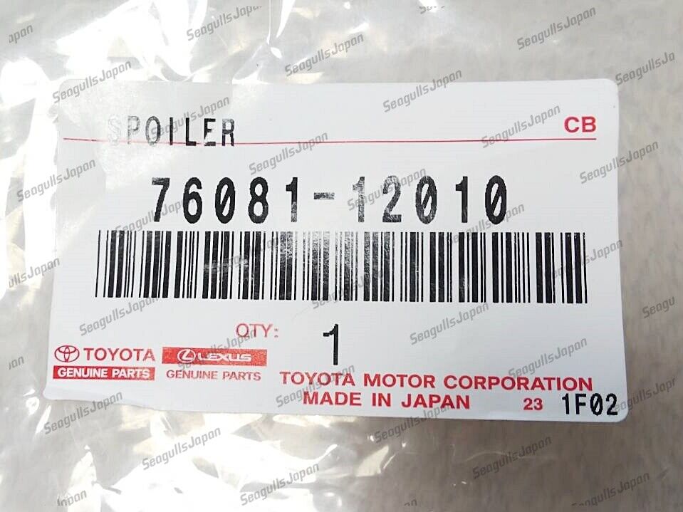 TOYOTA OEM SPOILER SUB-ASSY, FRONT 76081-12010 Corolla Levin AE86 Genuine