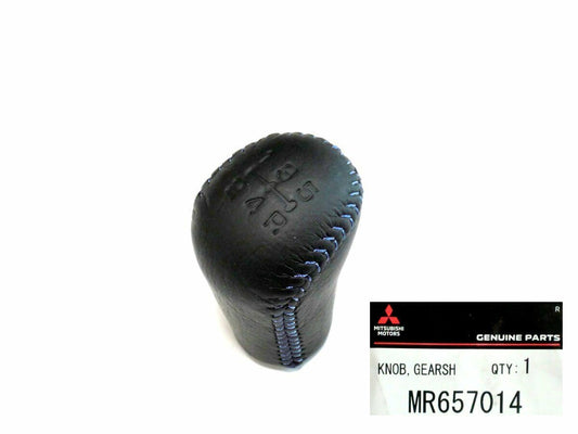 Mitsubishi Genuine LANCER EVO5 EVO6 CP9A Shift Knob Blue Stitch MR657014