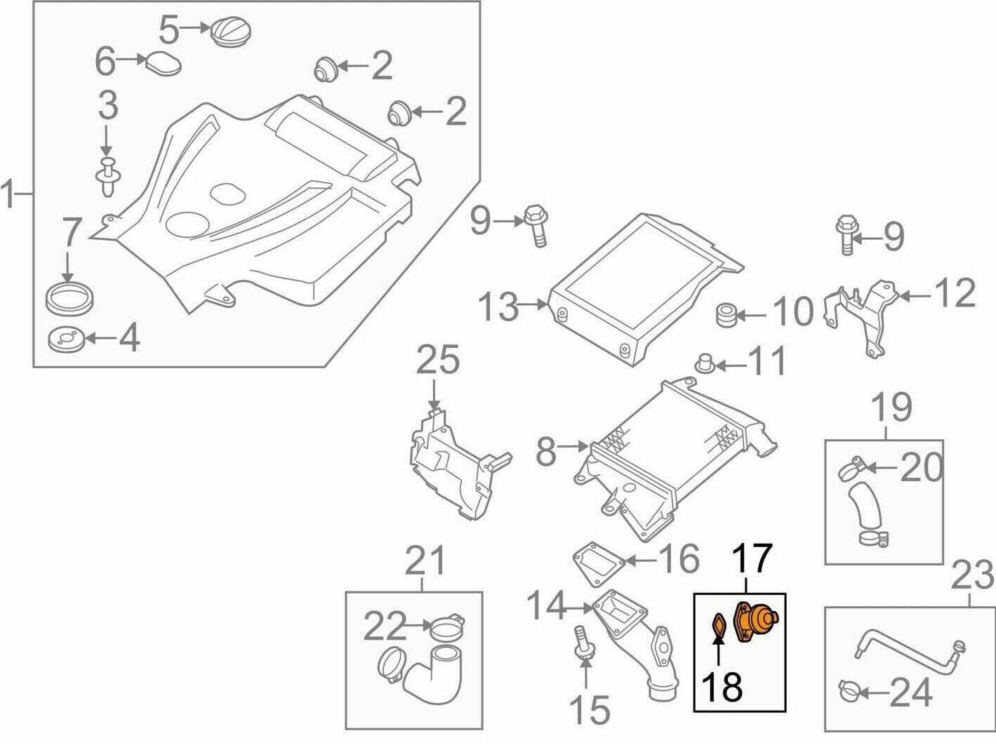 MAZDA TURBO Intercooler BOV Valve By pass  MAZDA CX-73 6 L3K9-20-250A Genuine