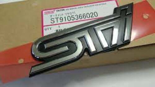 SUBARU BUDGE STI BRZ IMPREZA FORESTER LEGACY WRX ST9105366020 Genuine Emblem