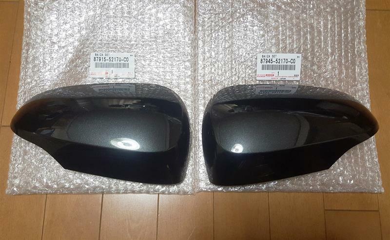 Toyota Genuine Prius C Outer Mirror Cover 12-18 BLack Left & Right Side OEM JDM