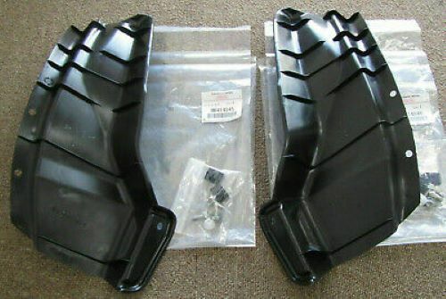 MITSUBISHI LANCER EVOLUTION 6 CP9A LH & RH Rear SPLASH SHIELD KIT GENUINE OEM