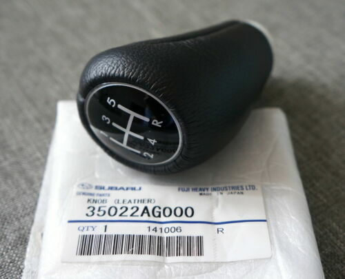 Genuine 2008-2020 Impreza WRX STi Leather Shift Knob 35022AG000 F/S Subaru