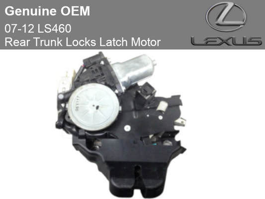 Lexus LS460 OEM Trunk Latch Hatch Door Lock Actuator Motor 07-12