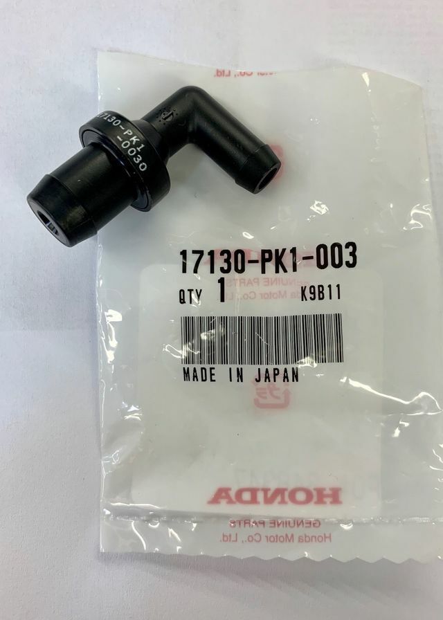 Genuine Black PCV Valve Crankcase Beather Tube 17130-PK1-003 F/S Honda