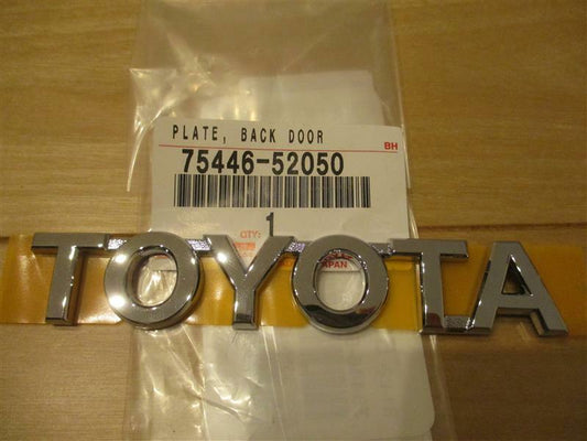 Toyota 07-14 FJ Cruiser Rear Emblem Badge 75446-52050 F/S Genuine