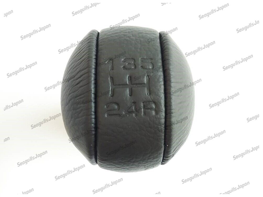 NISSAN SKYLINE GEAR SHIFT KNOB GTR R32 R33 R34 BNR32 BCNR33 GENUINE LEATHER