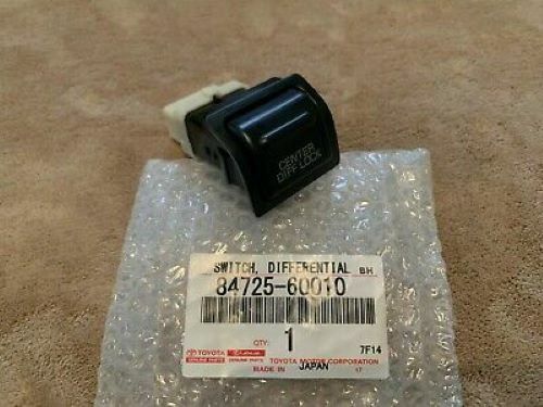 TOYOTA LAND CRUISER 80 CENTER DIFFERENTIAL LOCK SWITCH 84725-60010 F/S Genuine