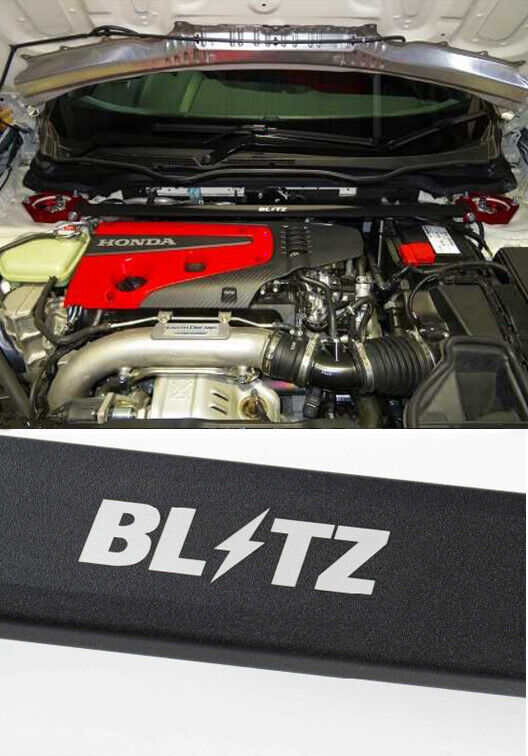 Blitz 96167 Front Tower Bar for Honda Civic Type R FK8 2017Sep-2020Oct