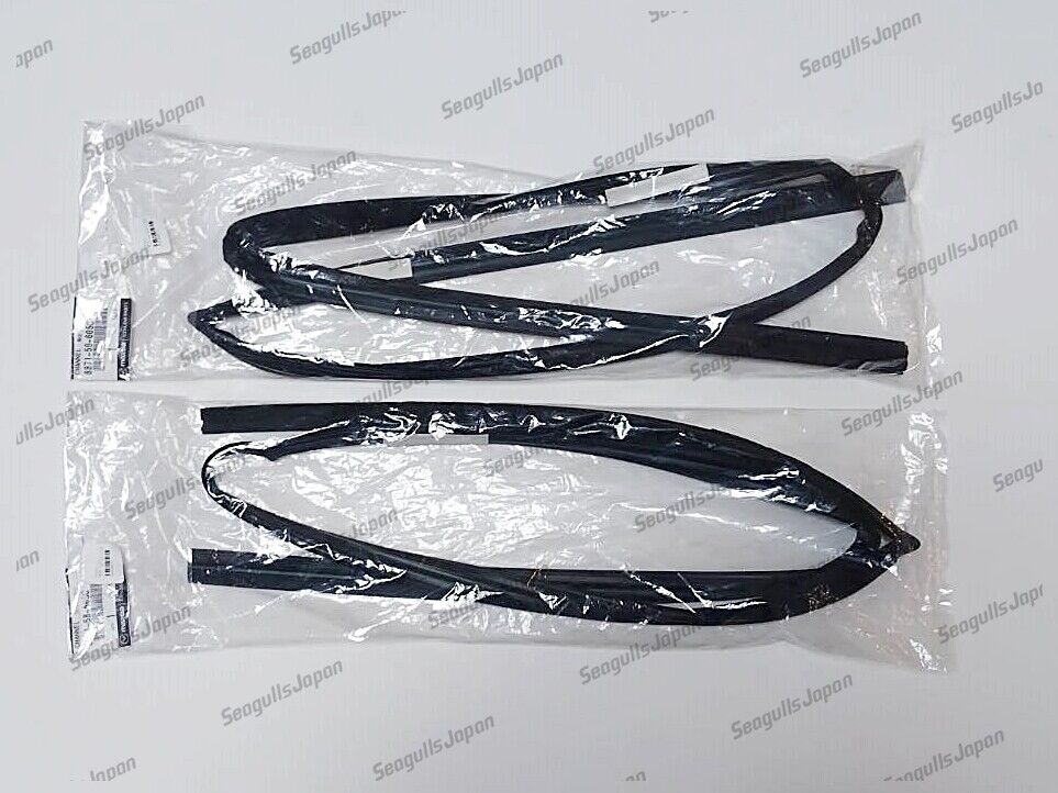 MAZDA RX7 Window Channel Weatherstrip Seal Pair NEW Genuine OEM Parts 1979-1985