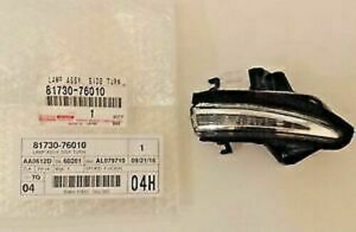 TOYOTA Lamp Assy, Side Turn Signal, RH 81730-78010 OEM Genuine