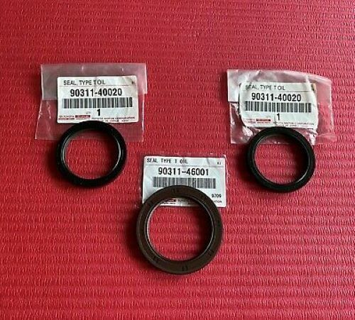 Genuine 2JZ 2JZGTE VVTi crank and cam seals Set F/S Toyota Supra Lexus