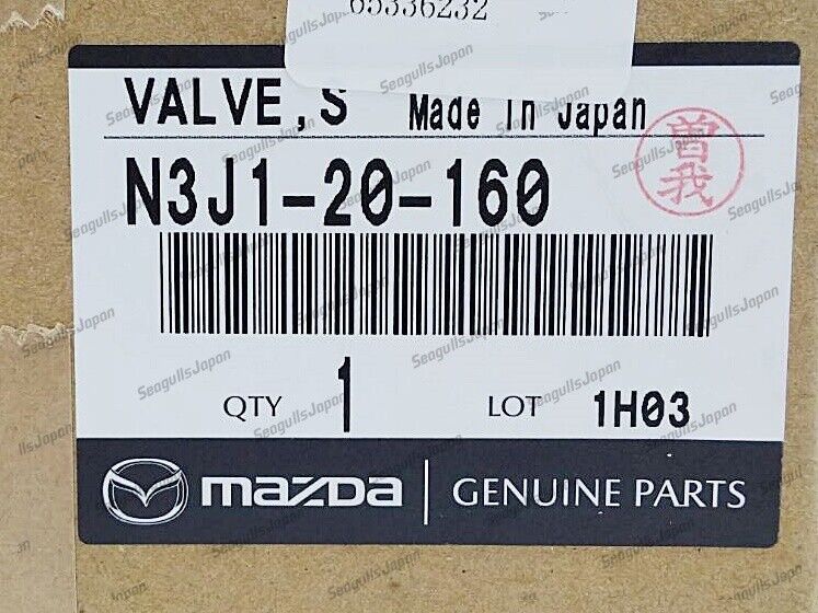 MAZDA GENUINE RX-8 INTAKE MANIFOLD SECONDARY SHUTTER SSV VALVE N3J1-20-160 OEM