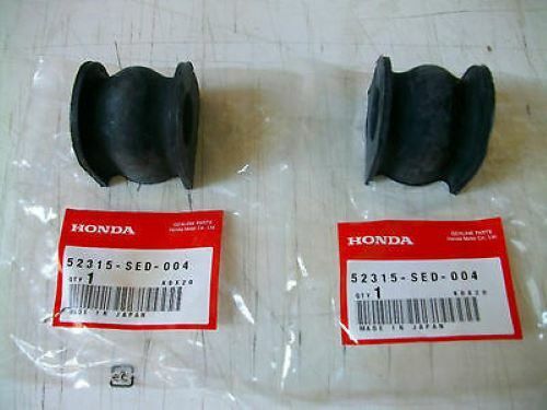 HONDA 03-08 ACCORD REAR ANTI ROLL BAR D BUSHES 52315-SED-004 x2 F/S Genuine