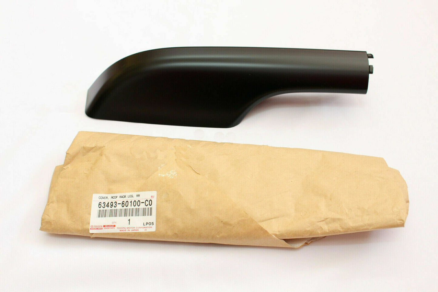 Toyota Land Cruiser Genuine Roof Rack Leg Cover Rear Passenger Side OEM Japan