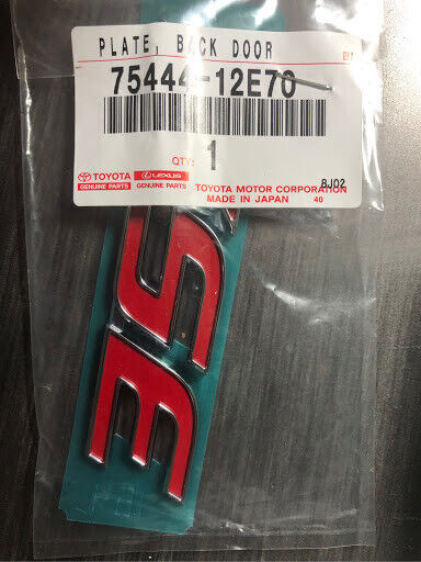 TOYOTA Corolla E210 Corolla Sports Genuine Back Door Emblem XSE OEM Japan