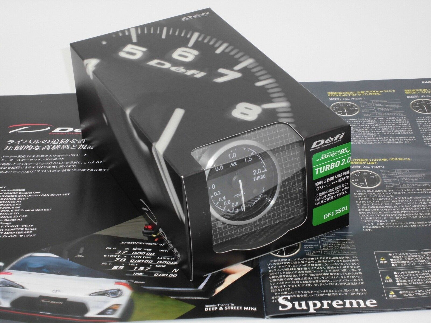 Defi advance DF13501 RS Turbo Gauge Boost Meter 52mm 200kPa