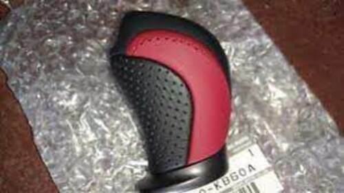 Genuine R35 SKYLINE GT-R GTR Shift Knob Red Black Leather 34910-KB60A  Nissan