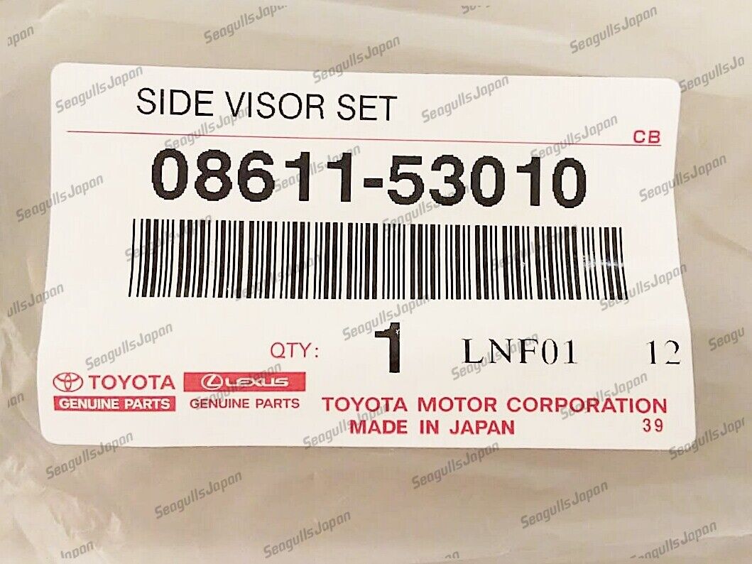 TOYOTA GENUINE OEM LEXUS DOOR SIDE VISOR FOR ALTEZZA  GXE10 SXE10 IS200 IS300