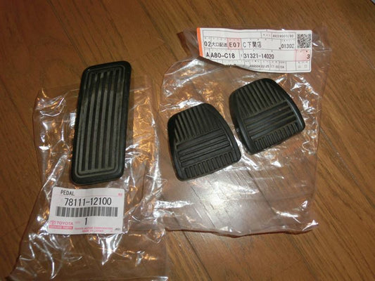 Genuine 93-98 Supra JZA80 Manual Pedal Pad 78111-12100 31321-14020 F/S Toyota