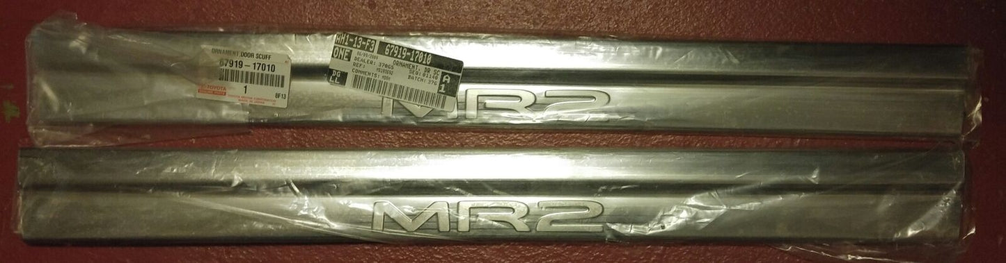 TOYOTA GENUINE MR2 SW20 Door Scuff Plate Ornament RH & LH Pair Set 67919-17010