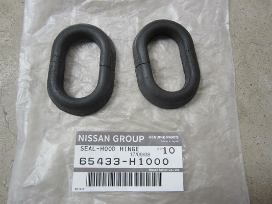 DATSUN 1200 NISSAN B110 B120 Ute Sunny Genuine Hood Hinge Seal Rubbers OEM