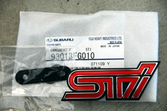 Subaru 08-10 STi Front Grill Emblem Impreza WRX 93013FG010 F/S Genuine