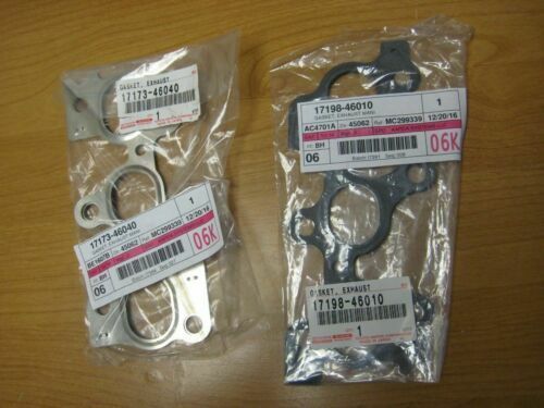 TOYOTA SUPRA 2JZ OEM EXHAUST MANIFOLD GASKET SET >17173-46040 17198-46010 93-98