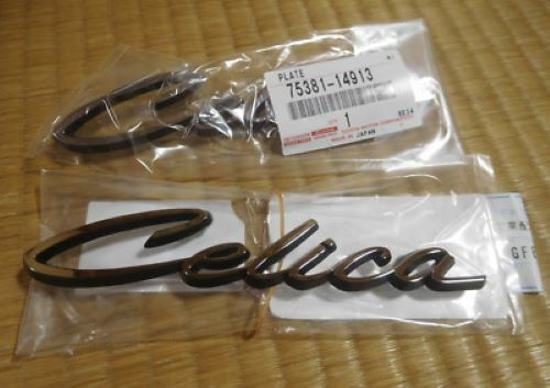 Toyota Celica TA20 22 R 1970-1977 Genuine Side Emblem Badge 2Qty Set OEM Japan