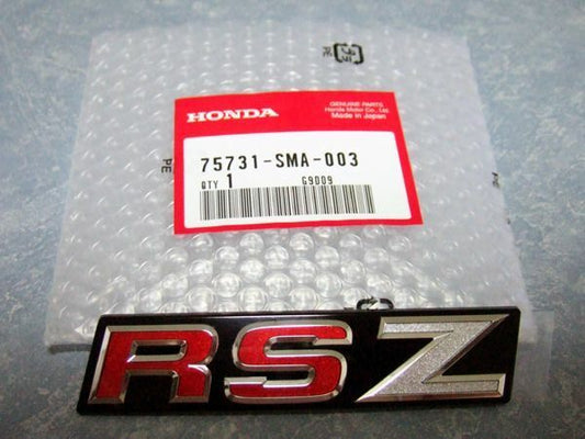 Genuine Rear EMBLEM RSZ 75731-SMA-003 F/S Honda