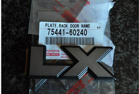 Genuine PLATE, REAR Emblem 75441-60240 F/S Toyota