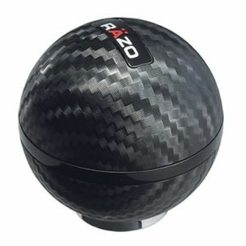 RAZO RA135 Carbon Fiber Look Shift Knob Round/Ball F/S CARMATE