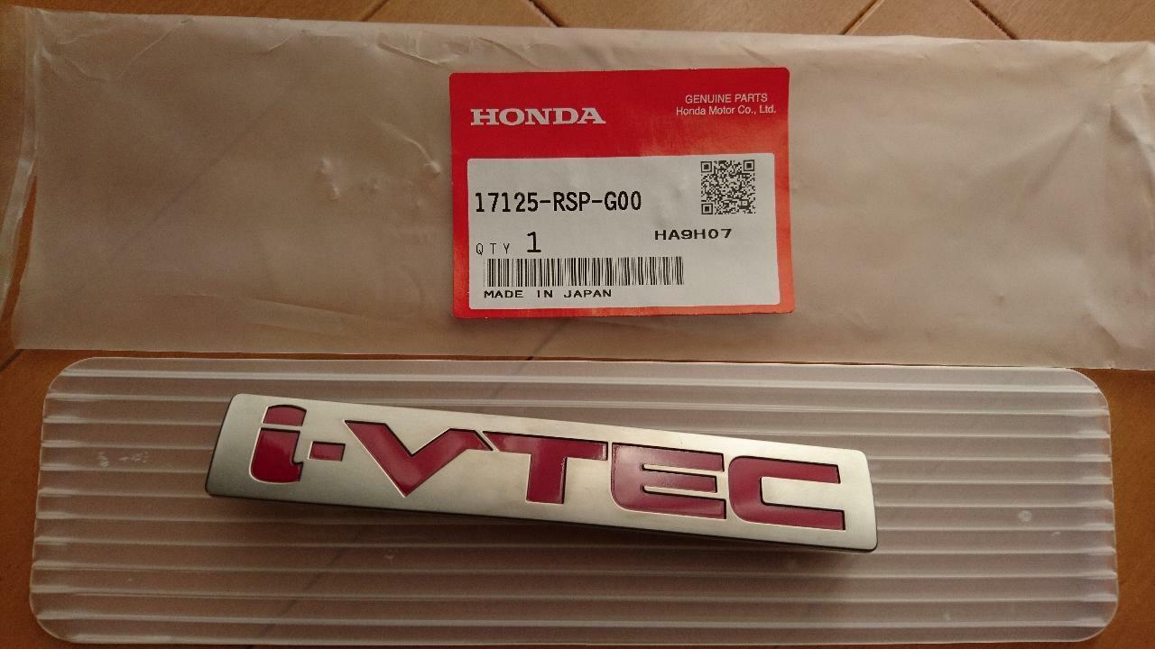 HONDA Genuine CIVIC Type-R FD2 K20A Intake Manifold i-VTEC Emblem Badge OEM JDM