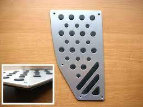 MITSUBISHI LANCER EVOLUTION X ALUMINUM FOOT REST PEDAL COVER KIT SST OEM GENUINE