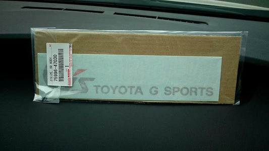 Genuine G's G SPORTS Rear body stripe Silver 75996-47030 F/S TOYOTA